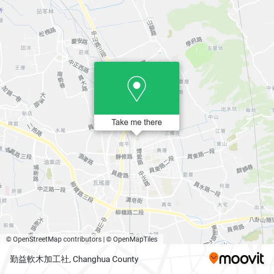 勤益軟木加工社地圖
