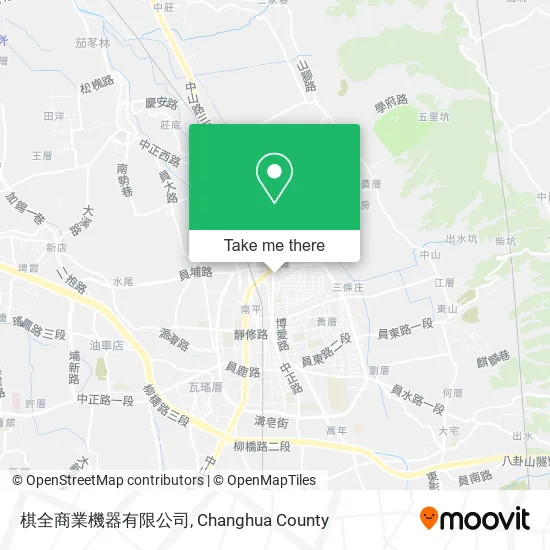 棋全商業機器有限公司地圖