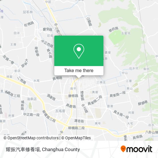 耀振汽車修養場地圖