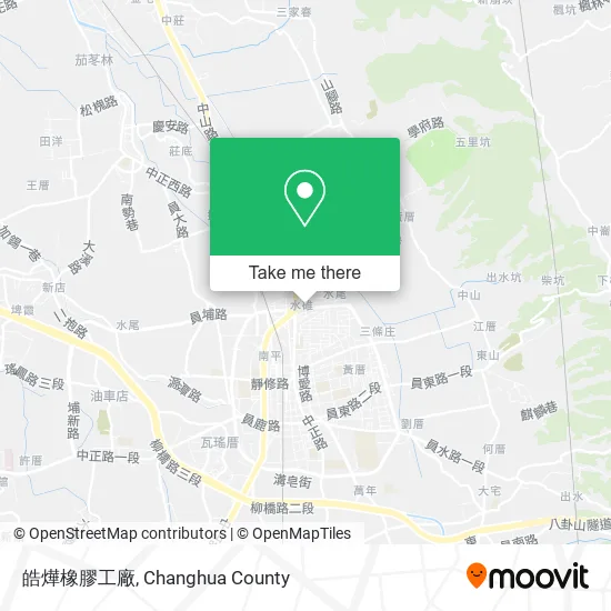 皓燁橡膠工廠 map