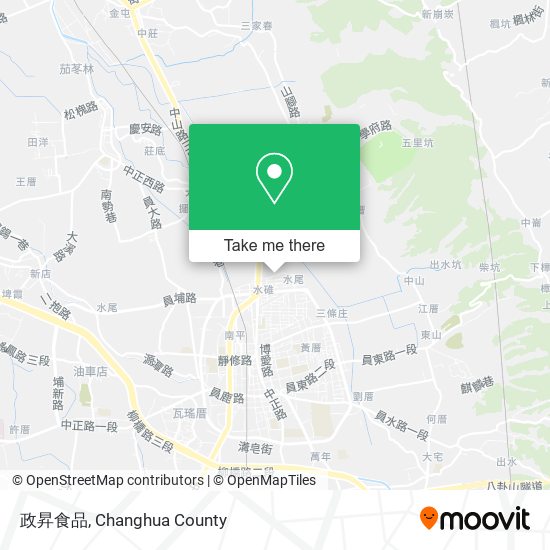 政昇食品 map