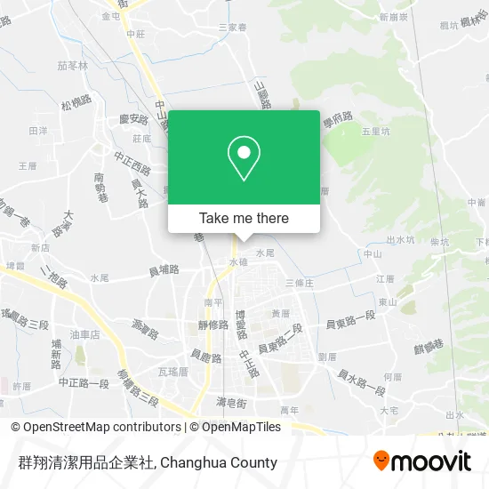 群翔清潔用品企業社地圖