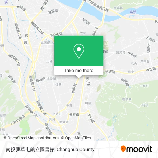 南投縣草屯鎮立圖書館地圖