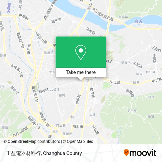 正益電器材料行地圖