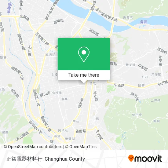 正益電器材料行地圖
