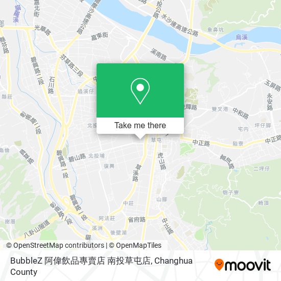 BubbleZ 阿偉飲品專賣店 南投草屯店地圖