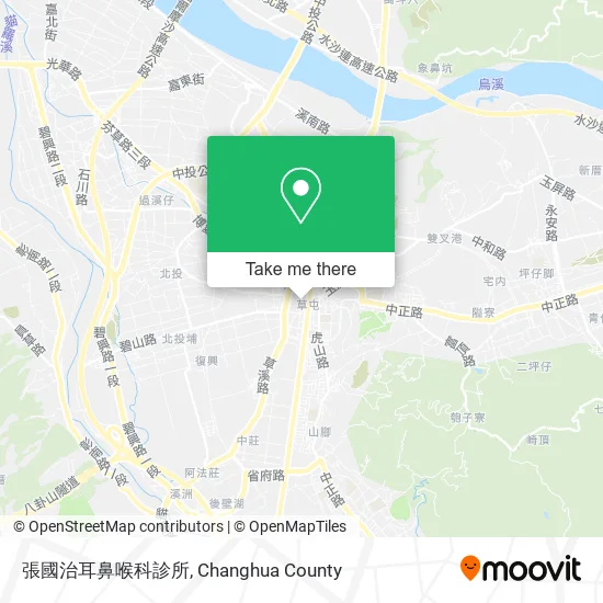 張國治耳鼻喉科診所地圖