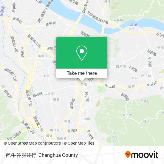 酷牛谷服裝行地圖