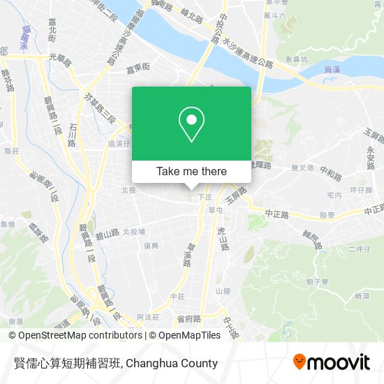 賢儒心算短期補習班 map