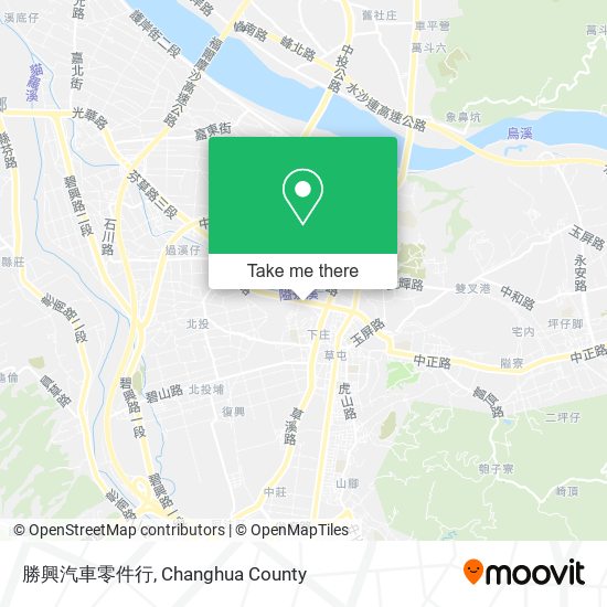 勝興汽車零件行地圖