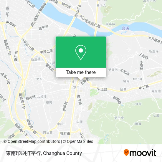 東南印刷打字行地圖
