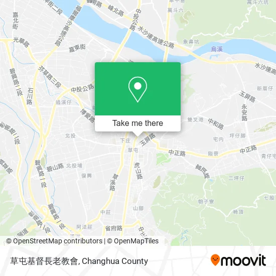 草屯基督長老教會地圖