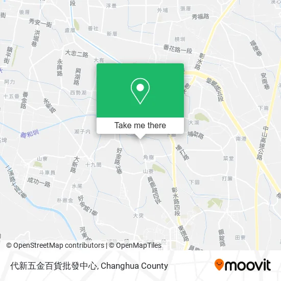 代新五金百貨批發中心地圖