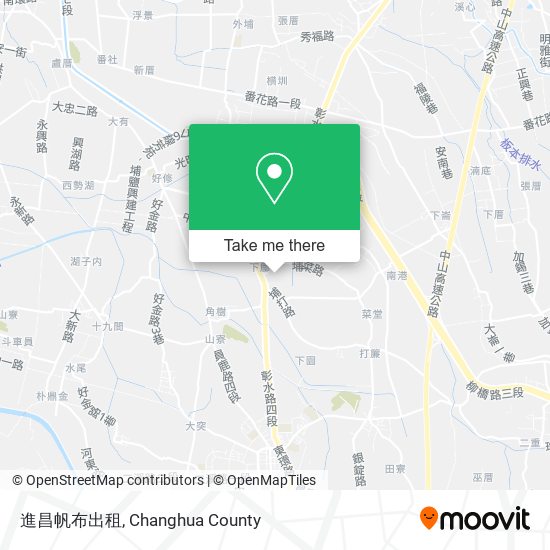 進昌帆布出租 map