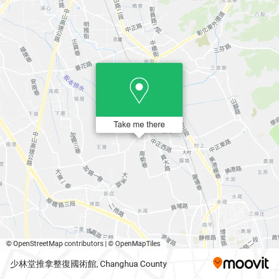 少林堂推拿整復國術館地圖