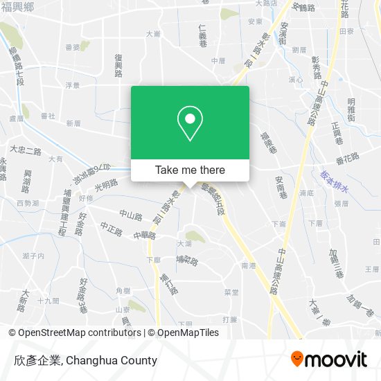 欣彥企業 map