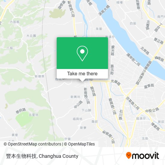 豐本生物科技地圖