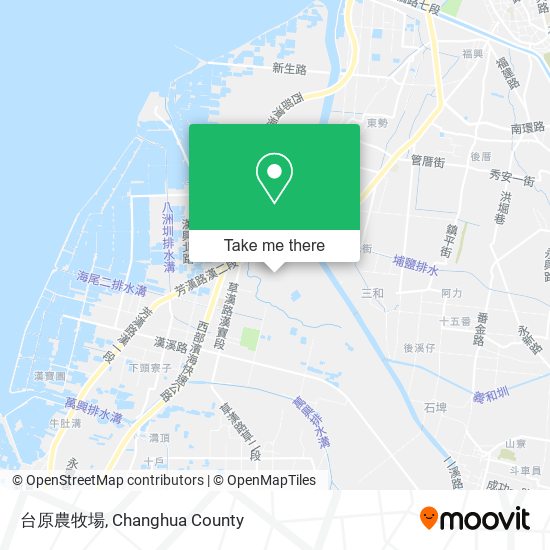 台原農牧場 map