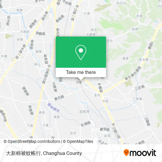 大新棉被蚊帳行 map