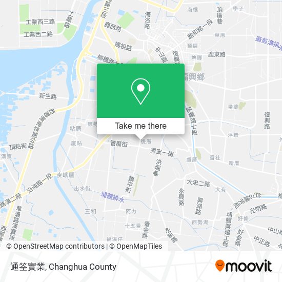 通筌實業 map