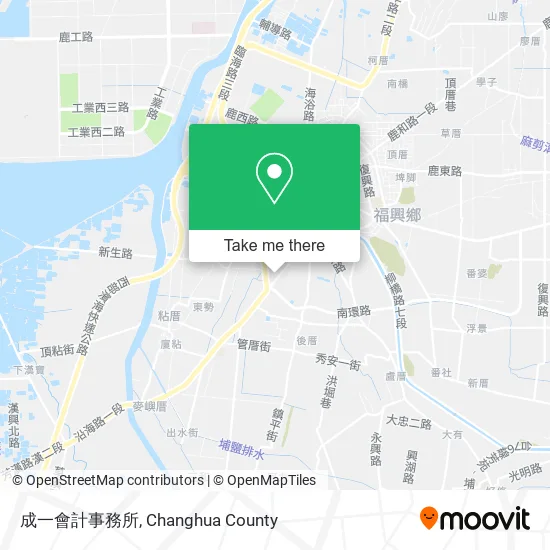 成一會計事務所 map