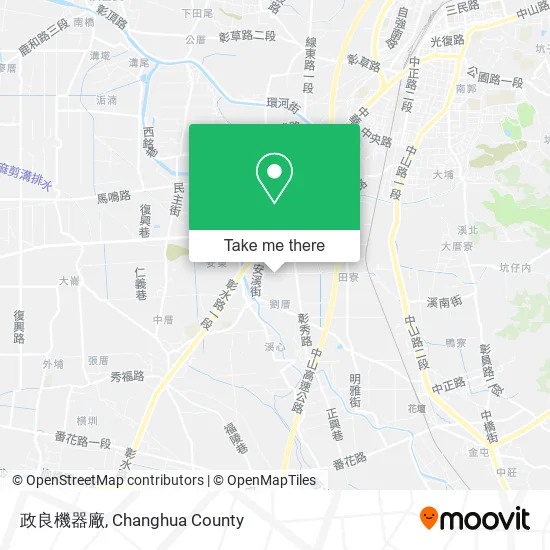 政良機器廠地圖