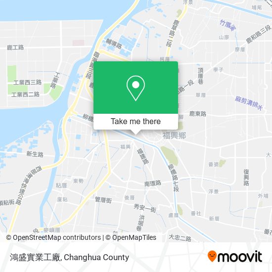 鴻盛實業工廠 map