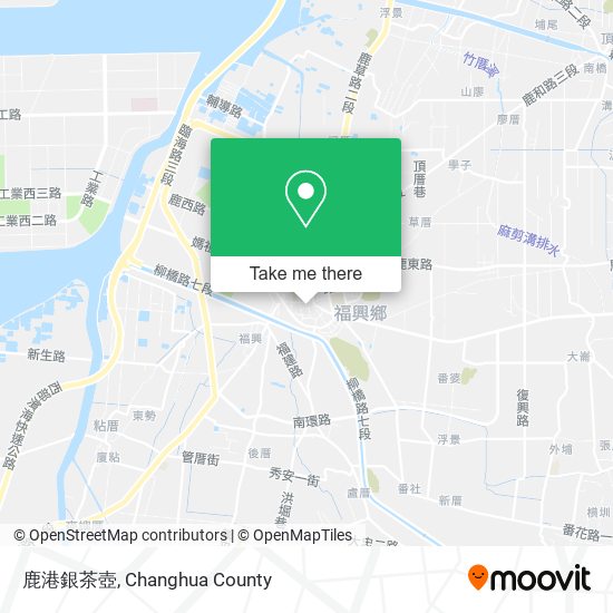 鹿港銀茶壺 map