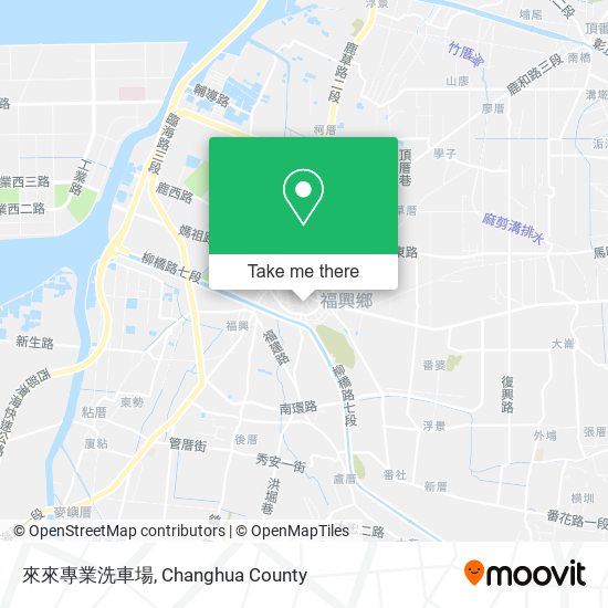 來來專業洗車場 map