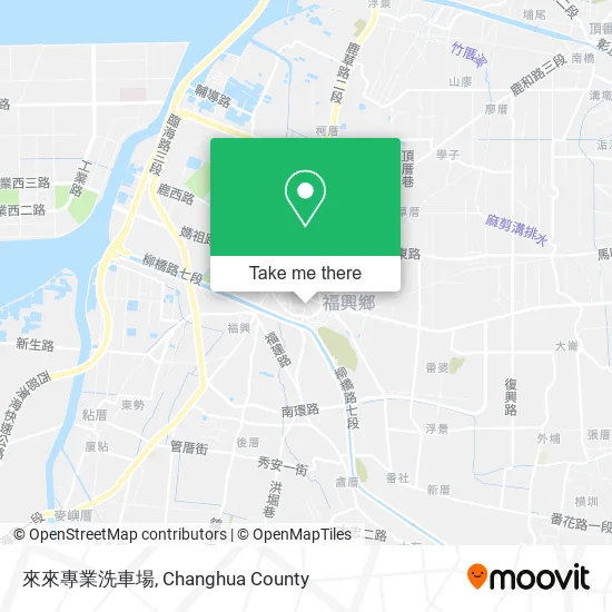 來來專業洗車場 map