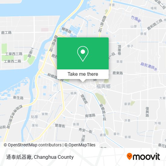 通泰紙器廠地圖