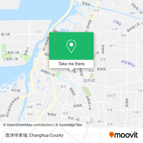 鹿津停車場 map