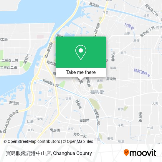 寶島眼鏡鹿港中山店 map