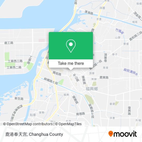 鹿港奉天宫 map