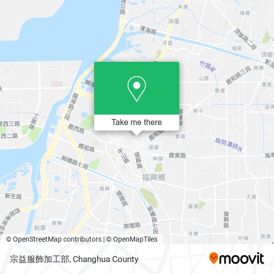 宗益服飾加工部 map