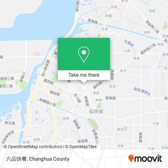 六品快餐 map