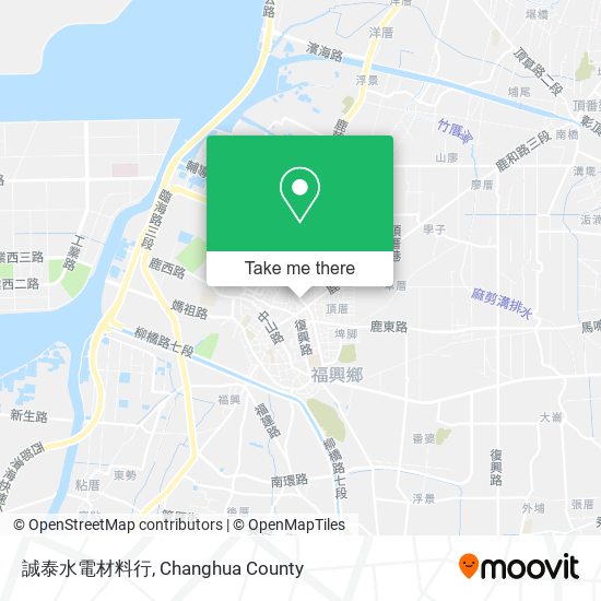 誠泰水電材料行 map
