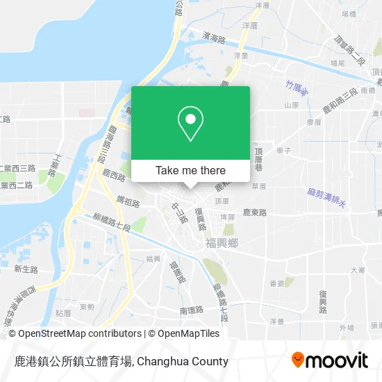 鹿港鎮公所鎮立體育場 map