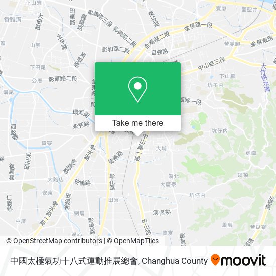 中國太極氣功十八式運動推展總會地圖