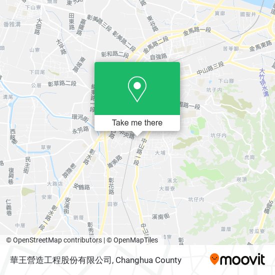 華王營造工程股份有限公司 map