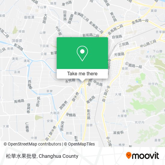 松華水果批發 map