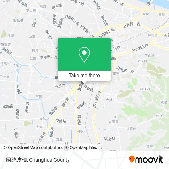 國統皮標 map
