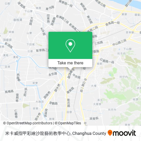 米卡威指甲彩繪沙龍藝術教學中心 map