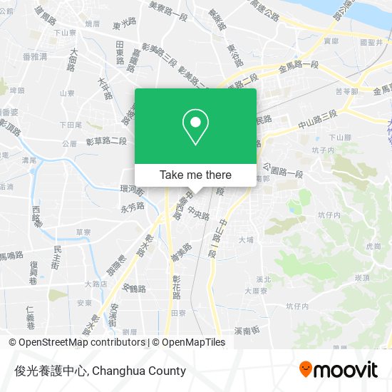 俊光養護中心地圖