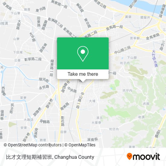 比才文理短期補習班 map