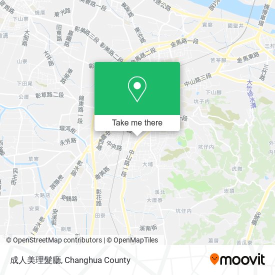 成人美理髮廳地圖