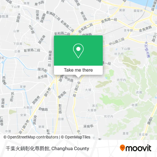 千葉火鍋彰化尊爵館地圖