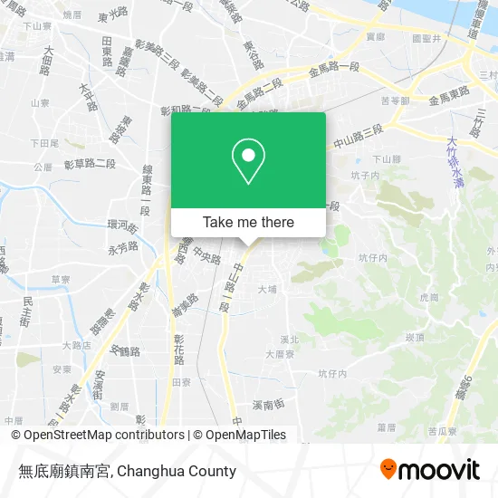 無底廟鎮南宮 map
