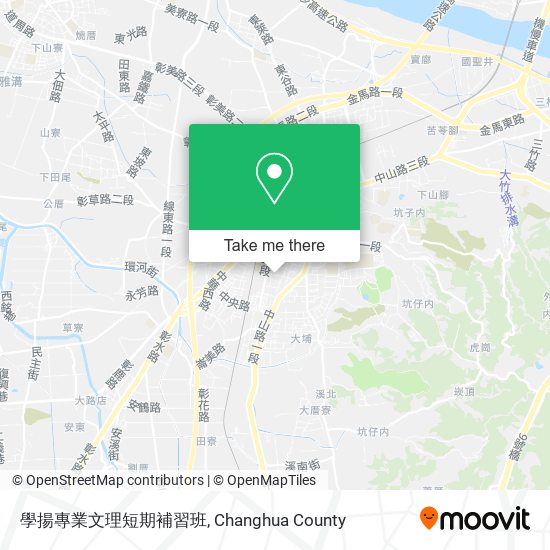 學揚專業文理短期補習班 map