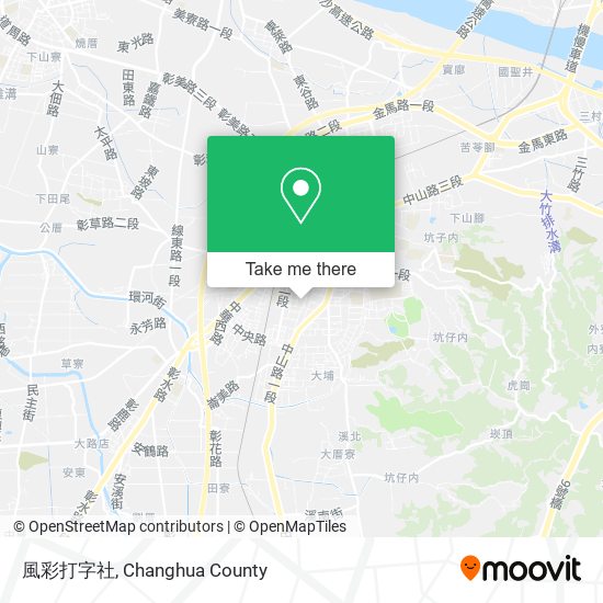 風彩打字社 map